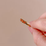 9ct vintage coral ring