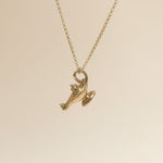 Unique gold vintage charm lamp