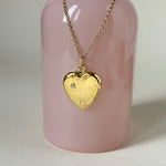 Art Nouveau 18ct Gold Pearl locket