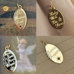 Bespoke solid gold jewellery traditionally hand engraved