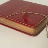 Vintage Book Charm, 9ct Gold
