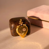French Bow Locket, Antique 18ct Gold