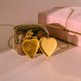 French Bow Locket, Antique 18ct Gold