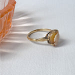 9ct yellow gold pretty cameo ring