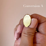 Antique Cufflink Conversion, Bespoke Pendant