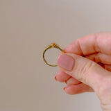 Vintage ring with coral