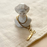 Vintage 9ct Gold Scissor Charm - Cut From The Same Cloth