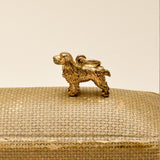 Spaniel Dog Vintage Charm, 9ct Gold