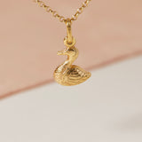 Vintage Duck Charm, 9ct Gold