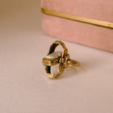10ct swivel ring vintage