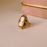 10ct secret cameo flip ring