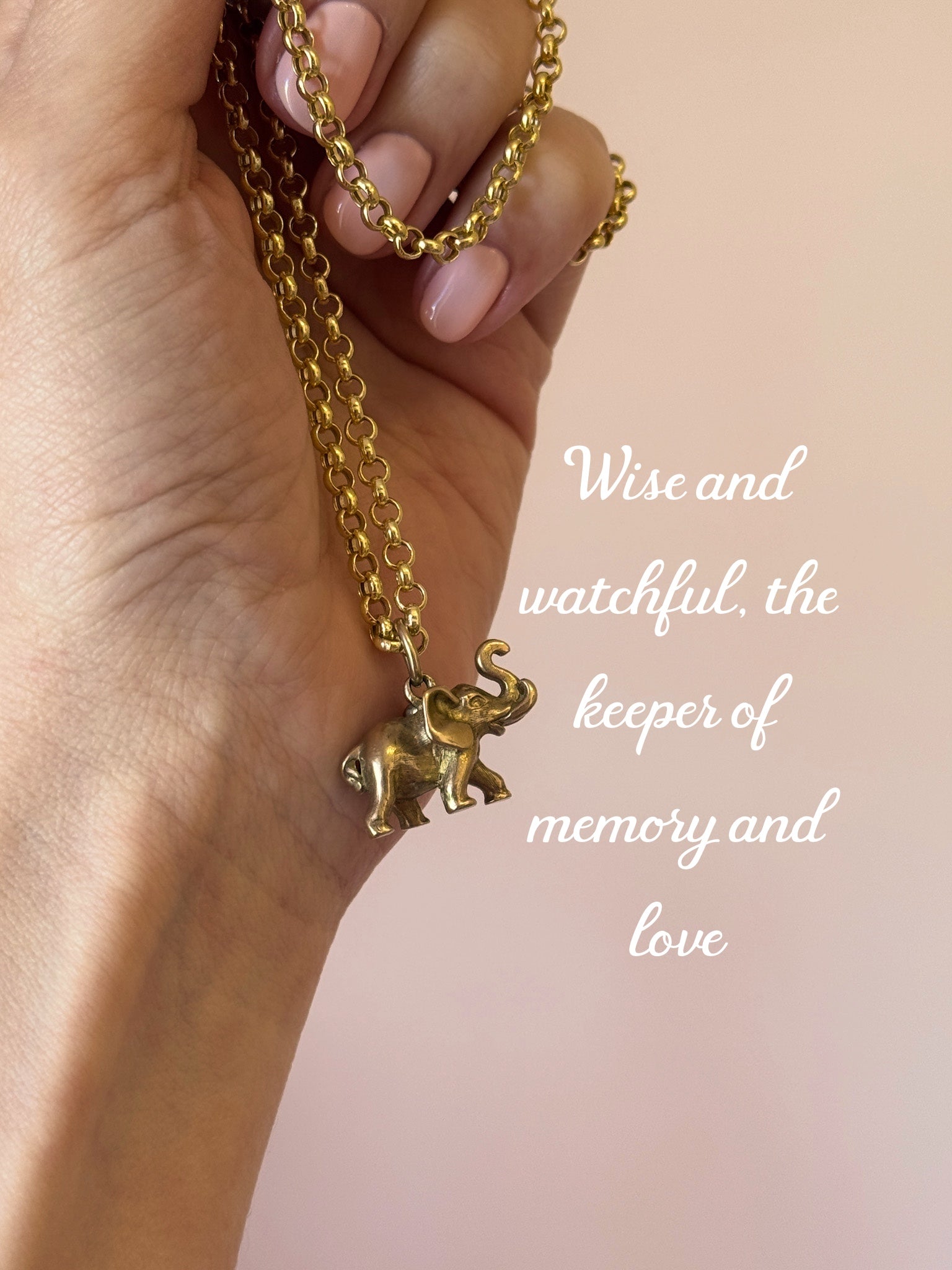 Symbolic elephant charm