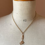 Cigarette Pack Vintage Charm, 9ct Gold.