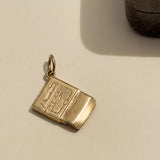 Cigarette Pack Vintage Charm, 9ct Gold.
