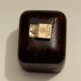 Cigarette Pack Vintage Charm, 9ct Gold.