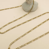 9ct yellow gold Figaro chain