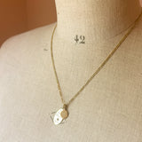 Unique personalised necklace charms in 9ct gold