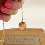 Edwardian Heart Pendant, 9ct Gold