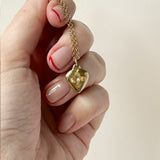 Unique antique heart pendant