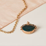 Antique Victorian rose gold pendant charm