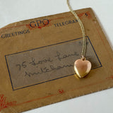 Edwardian Heart Pendant, 9ct Gold