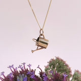 Miniature Watering Can, 9ct Gold.
