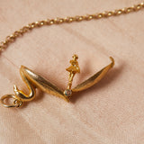 unique vintage gold charm