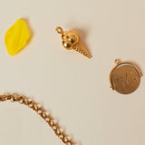 Ice Cream Vintage Charm, 9ct Gold