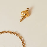 Ice Cream Vintage Charm, 9ct Gold
