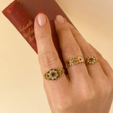 Victorian 22ct Ruby & Pearl Ring