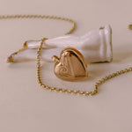 Vintage heart locket 9ct gold