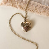 Antique Heart Locket, 9ct Gold