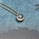 15ct Gold Antique Moonstone Pendant