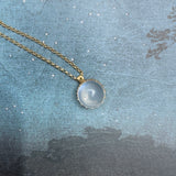 15ct Gold Antique Moonstone Pendant