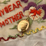 Hand engraved bespoke locket in 9ct and 14ct yellow gold