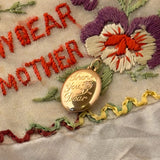 Hand engraved bespoke locket in 9ct and 14ct yellow gold