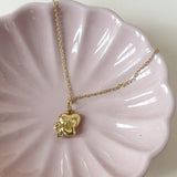 Don’t Let Go Of My Heart Cherub, Necklace 9ct Gold