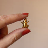 Kiss Me Frog Vintage Charm. 9ct gold