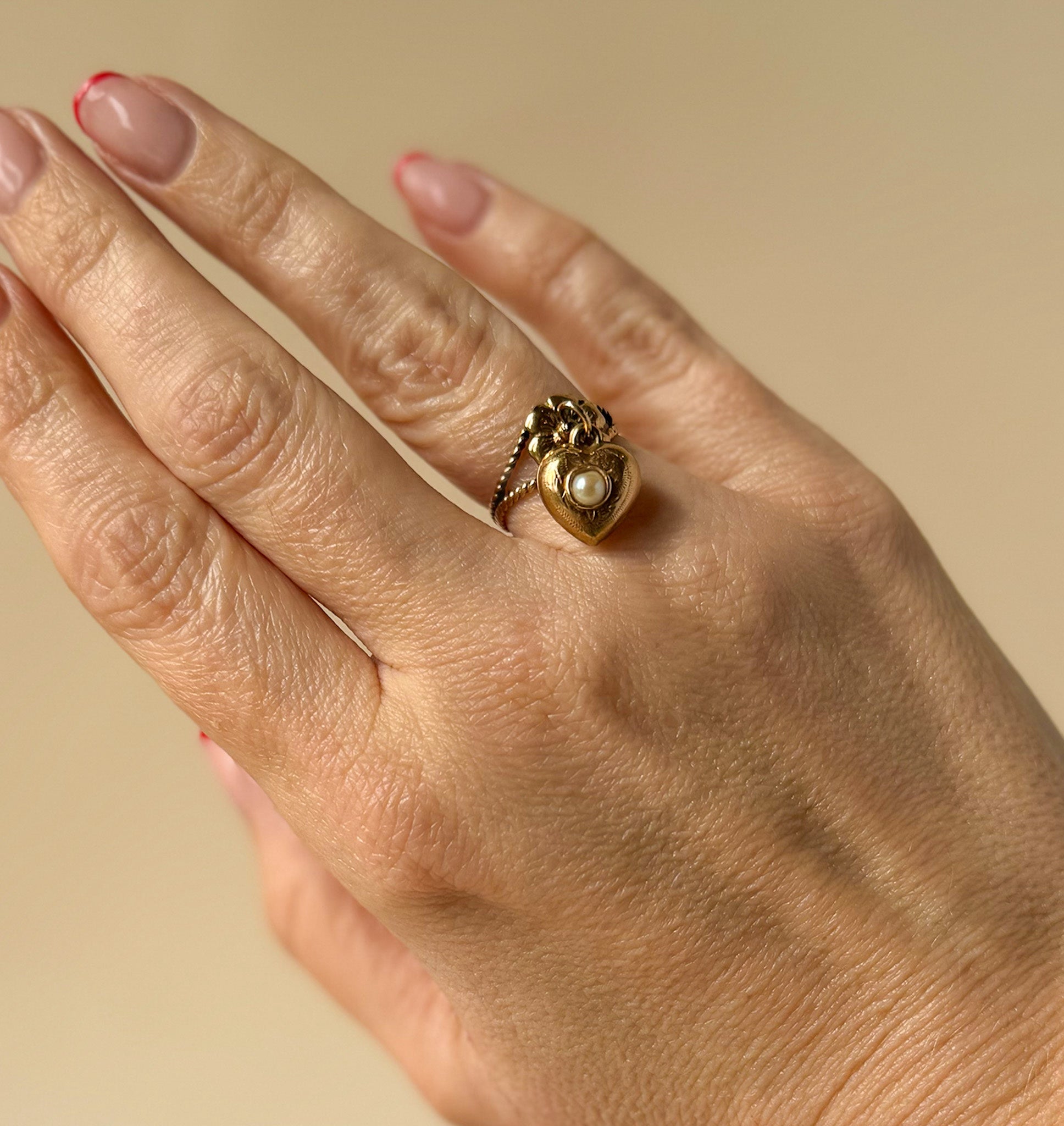 Unique antique gold rings