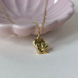 Don’t Let Go Of My Heart Cherub, Necklace 9ct Gold