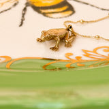 9ct gold vintage lucky from pendant charm