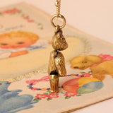 Moving Teddy Bear Vintage Charm, 9ct Gold