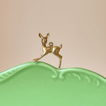 9ct gold deer fawn charm in 9k gold