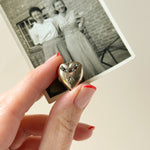 9ct gold antique Victorian heart locket