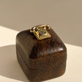 Telephone charm in solid gold