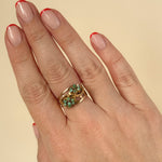 One of a kind vintage turquoise ring