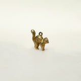 Scaredy Cat Vintage Charm, 9ct Gold