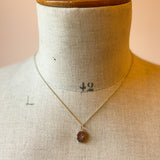 Diamond Floral Shield, Antique 9ct Gold Charm