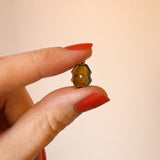 Diamond Floral Shield, Antique 9ct Gold Charm