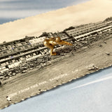 Vintage 9ct gold one of a kind swimmer charm